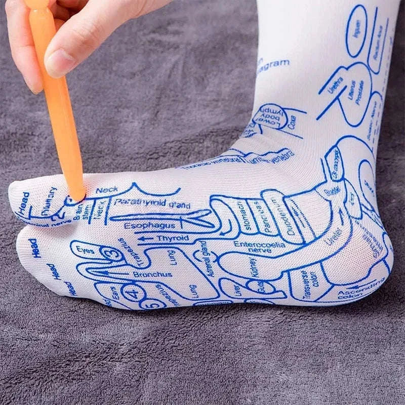 Acupressure Foot Massage Socks with Reflexology Zones - Image 16