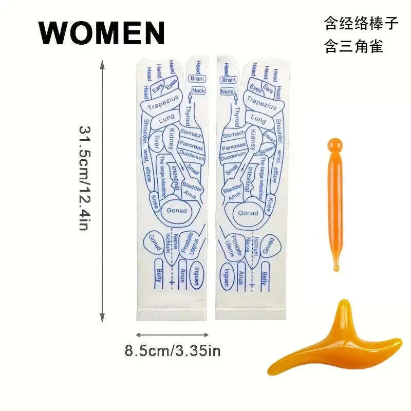 Acupressure Foot Massage Socks with Reflexology Zones - Image 18
