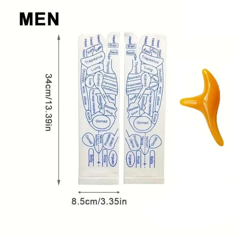 Acupressure Foot Massage Socks with Reflexology Zones - Image 20