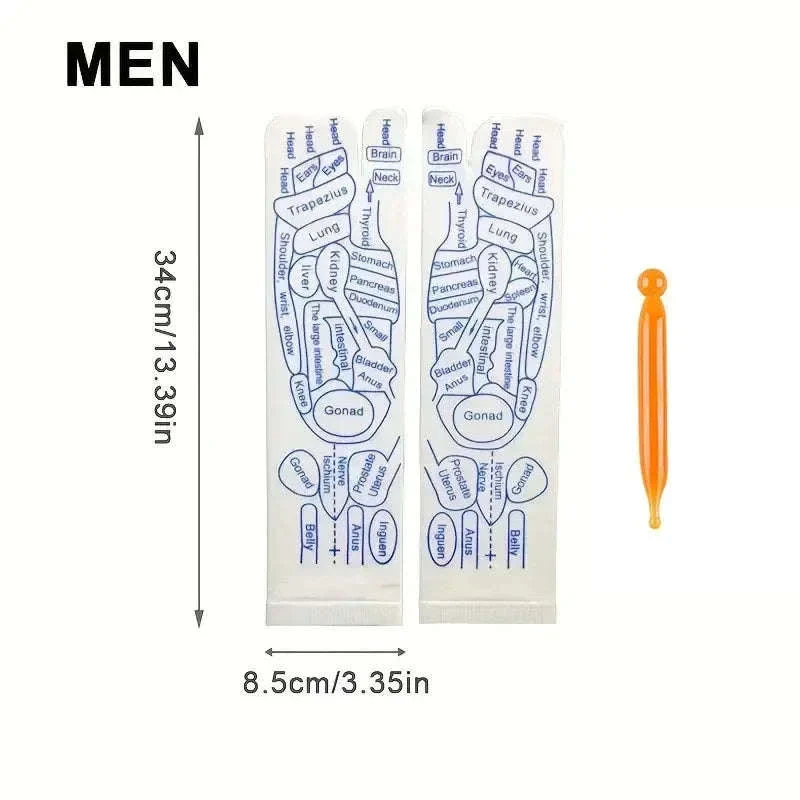 Acupressure Foot Massage Socks with Reflexology Zones - Image 23