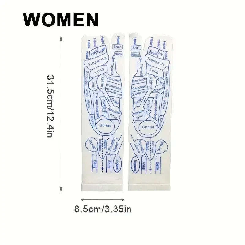 Acupressure Foot Massage Socks with Reflexology Zones - Image 27