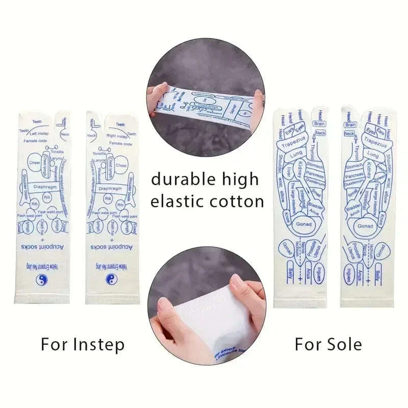 Acupressure Foot Massage Socks with Reflexology Zones - Image 3
