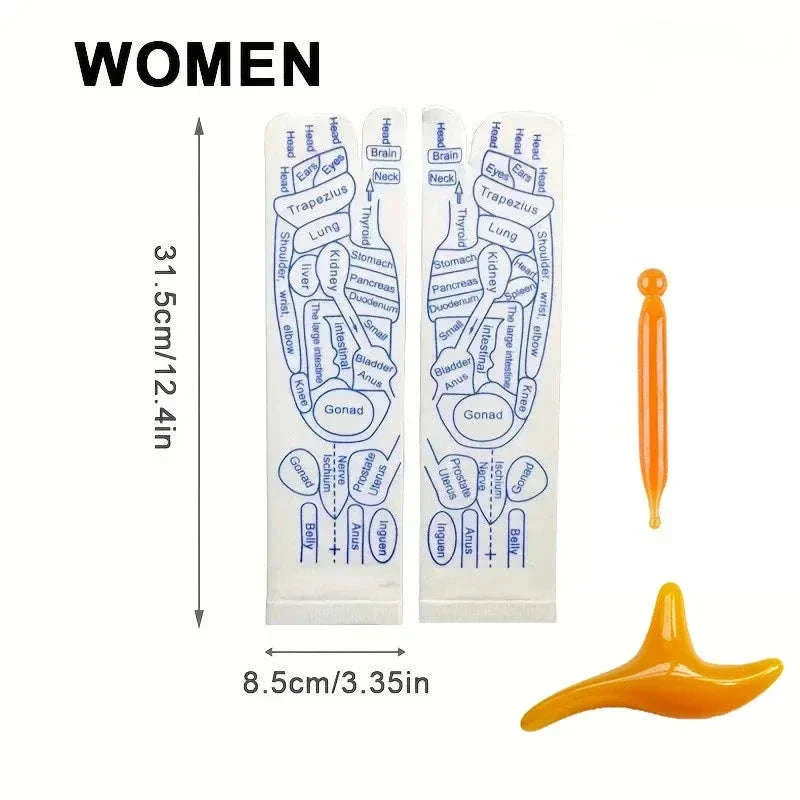 Acupressure Foot Massage Socks with Reflexology Zones - Image 6