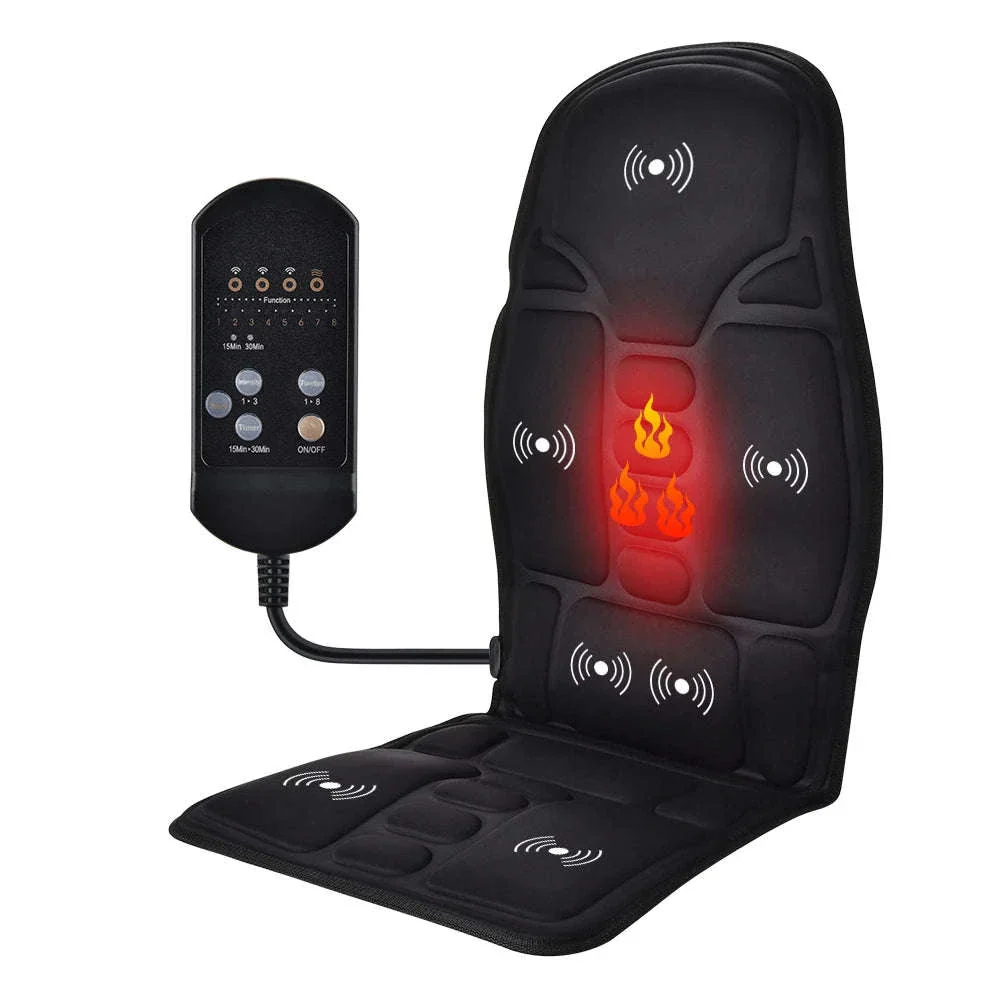 Electric Heating Massage Pad for Neck and Back Relief