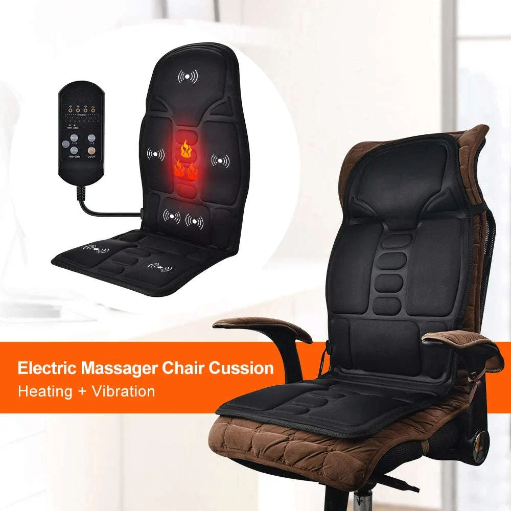 Electric Heating Massage Pad for Neck and Back Relief - Image 2