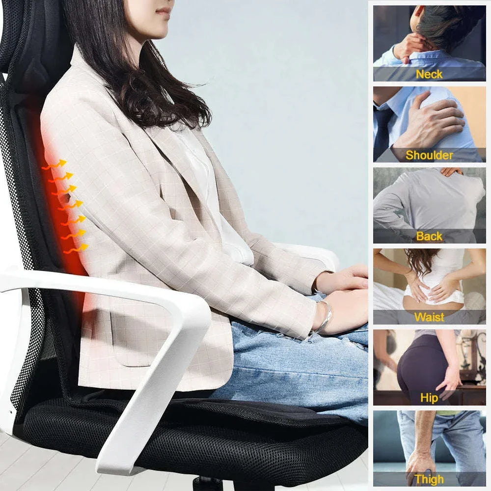 Electric Heating Massage Pad for Neck and Back Relief - Image 6