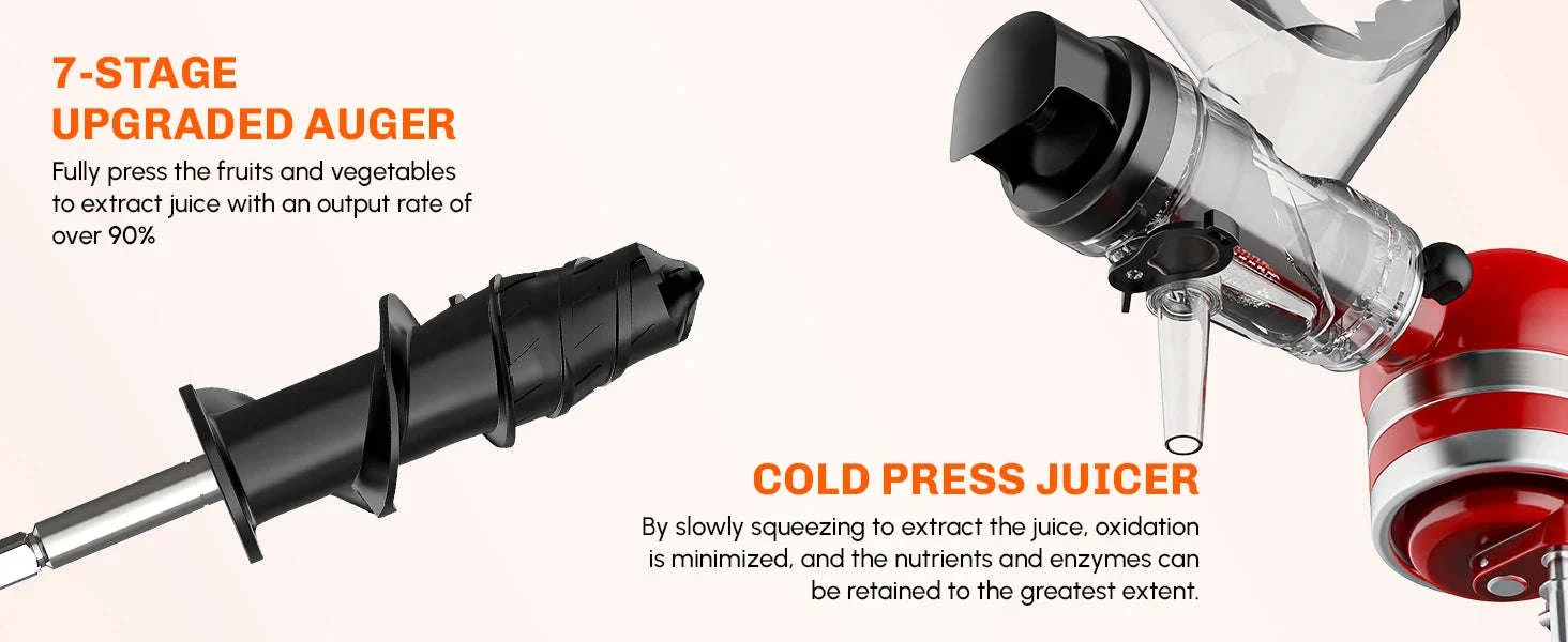 Masticating Juicer Attachment for KitchenAid Stand Mixer - Image 9