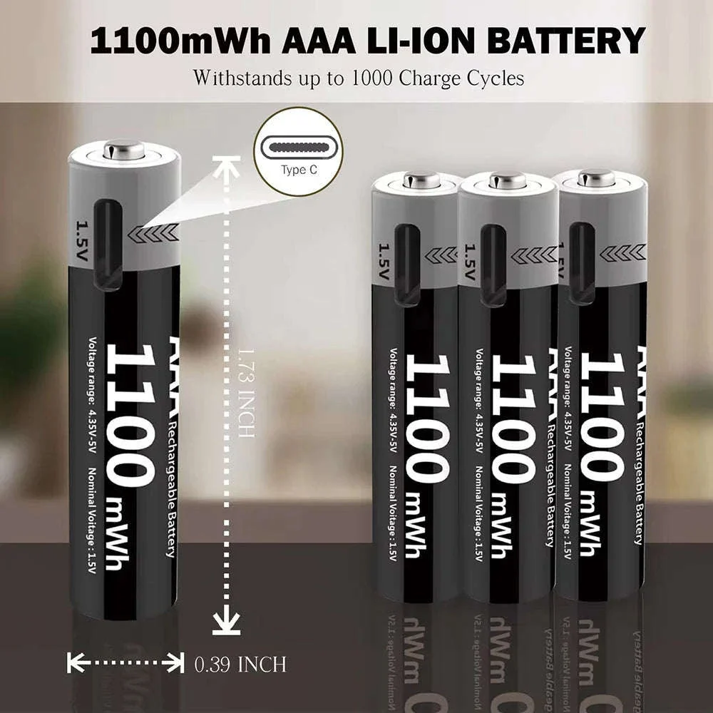MATOV USB Rechargeable AA & AAA Li-ion Batteries - Image 12