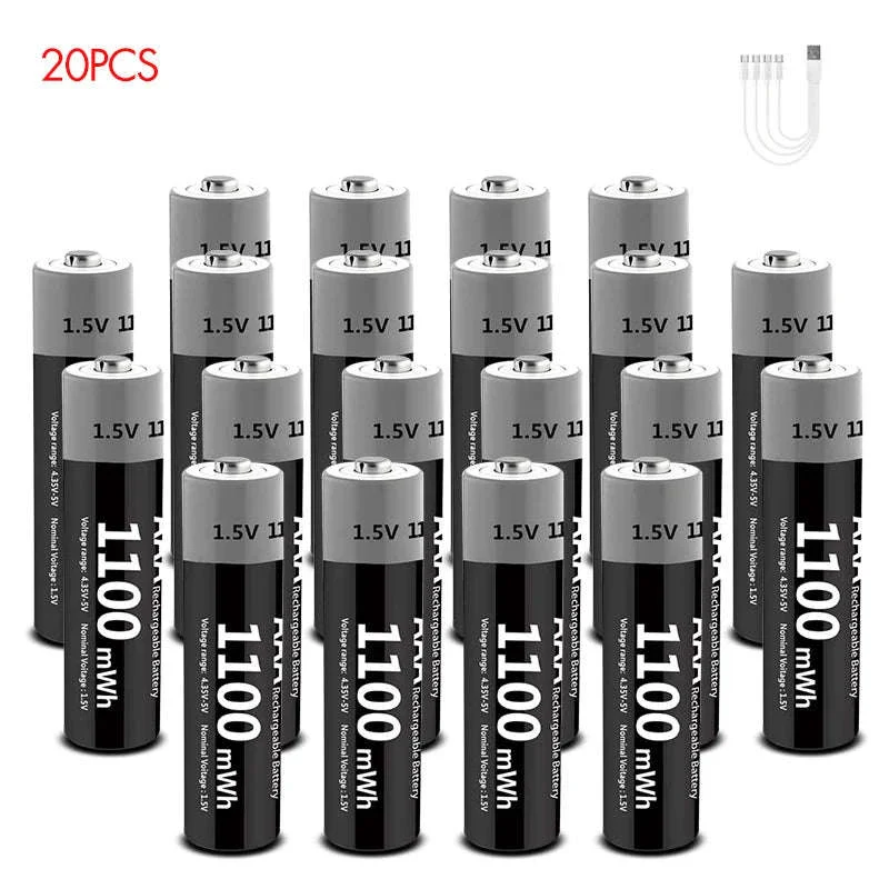 MATOV USB Rechargeable AA & AAA Li-ion Batteries - Image 32