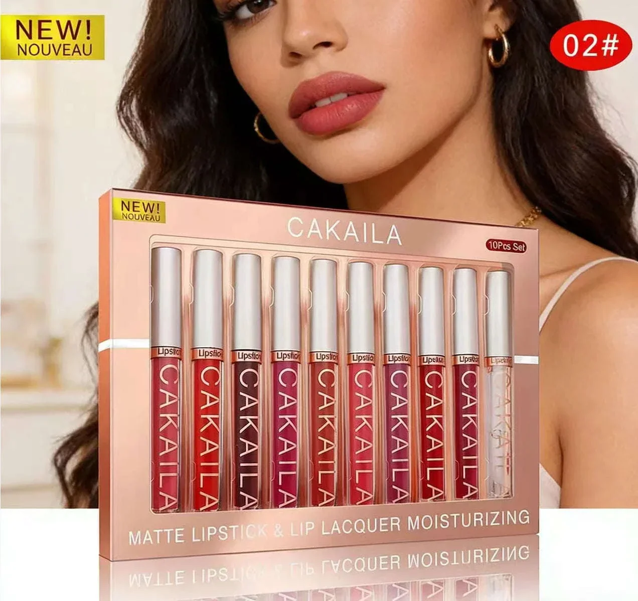 Matte Liquid Lipstick Set – 10pc Waterproof Velvet Lip Colors - Image 10