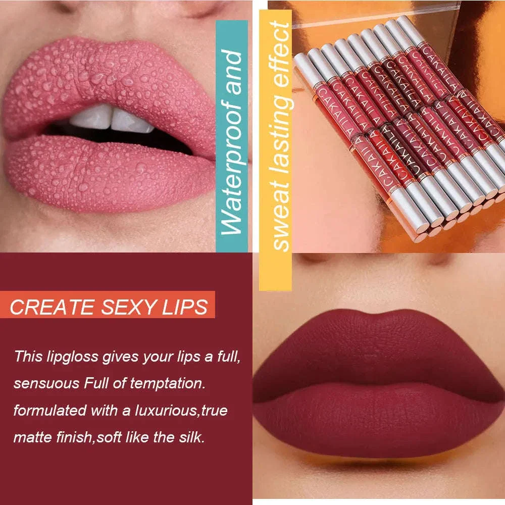Matte Liquid Lipstick Set – 10pc Waterproof Velvet Lip Colors - Image 5