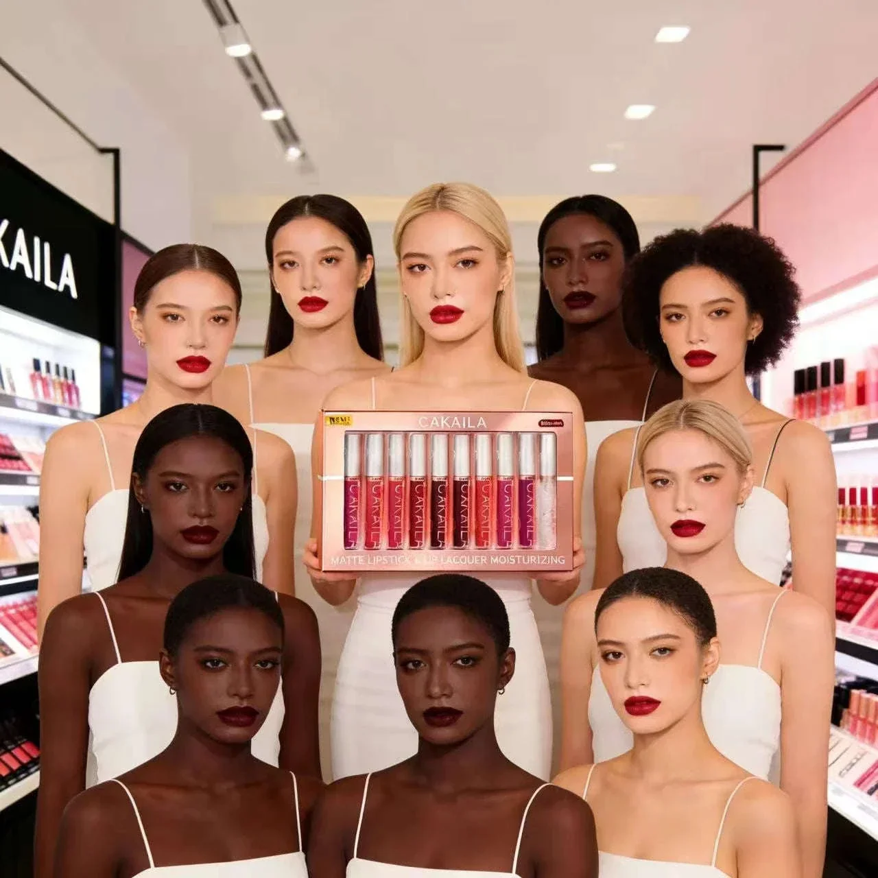 Matte Liquid Lipstick Set – 10pc Waterproof Velvet Lip Colors - Image 6