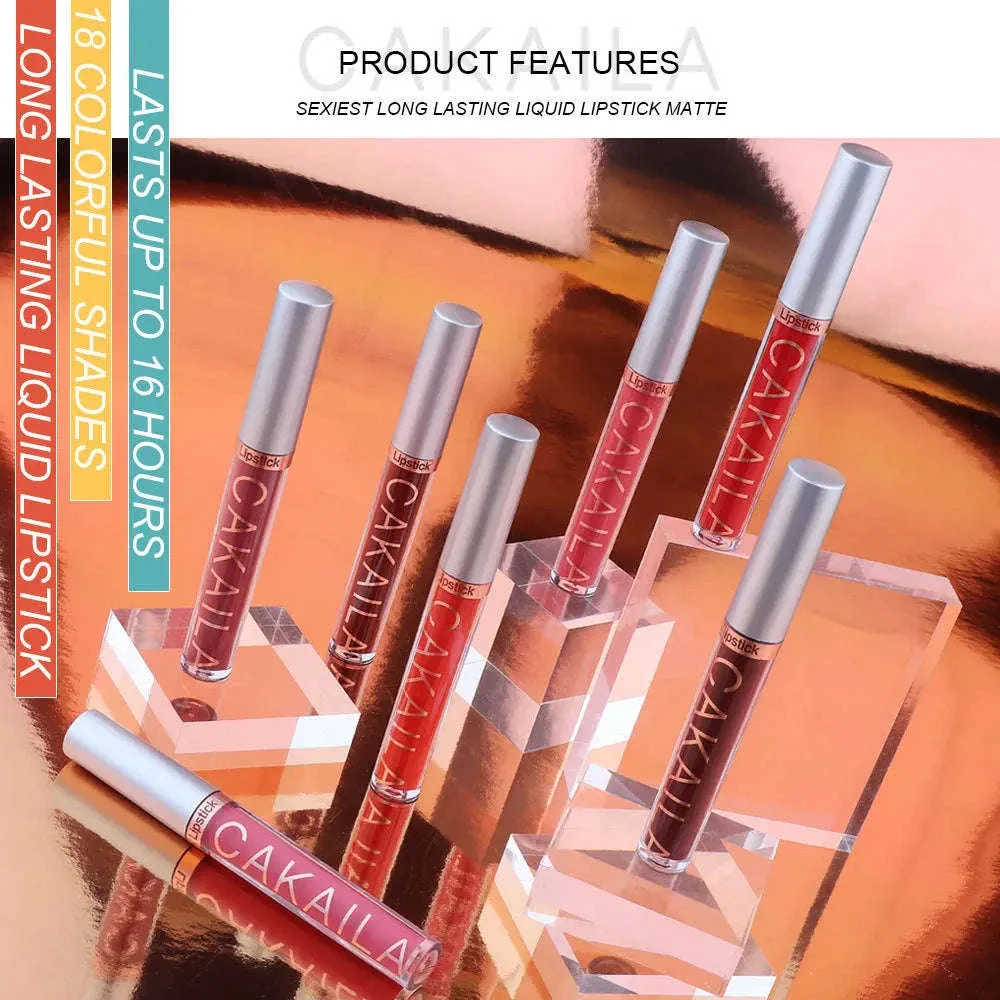 Matte Liquid Lipstick Set – 10pc Waterproof Velvet Lip Colors - Image 8