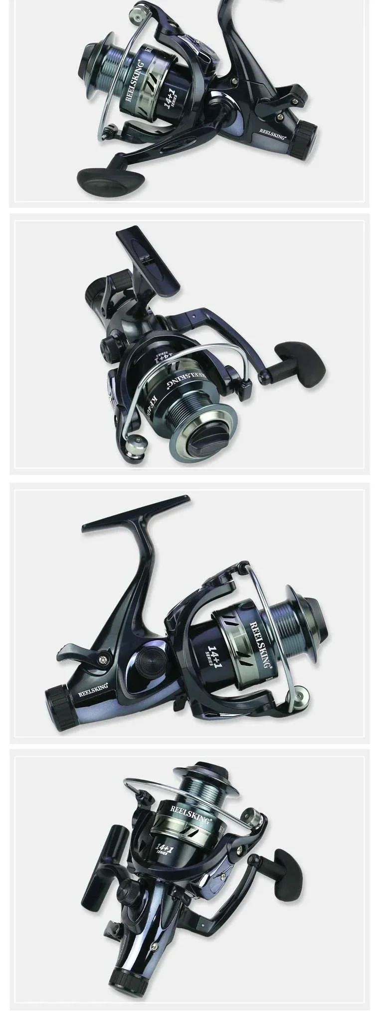 Metal Spinning Fishing Reel with Dual Brake System for Carp & Saltwater - Image 10