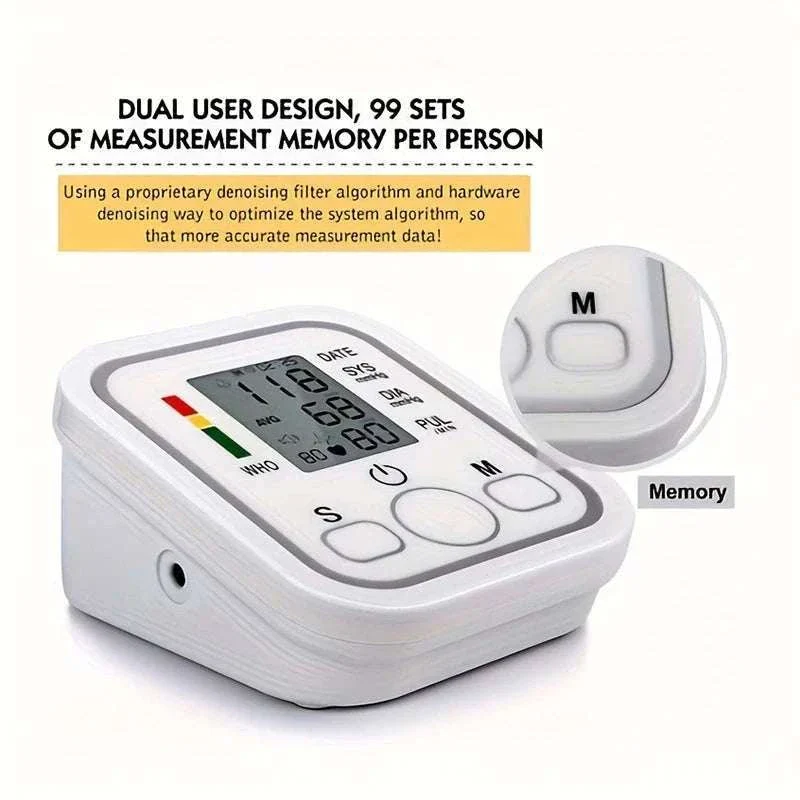 Medical Arm Blood Pressure Monitor with Digital Gauge - Image 12