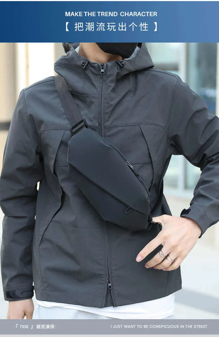 Men Minimalist Outdoor Sports Waist Bag for Hands-Free Carry - Image 12