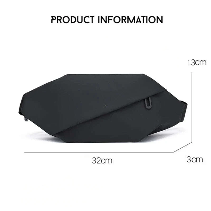 Men Minimalist Outdoor Sports Waist Bag for Hands-Free Carry - Image 6