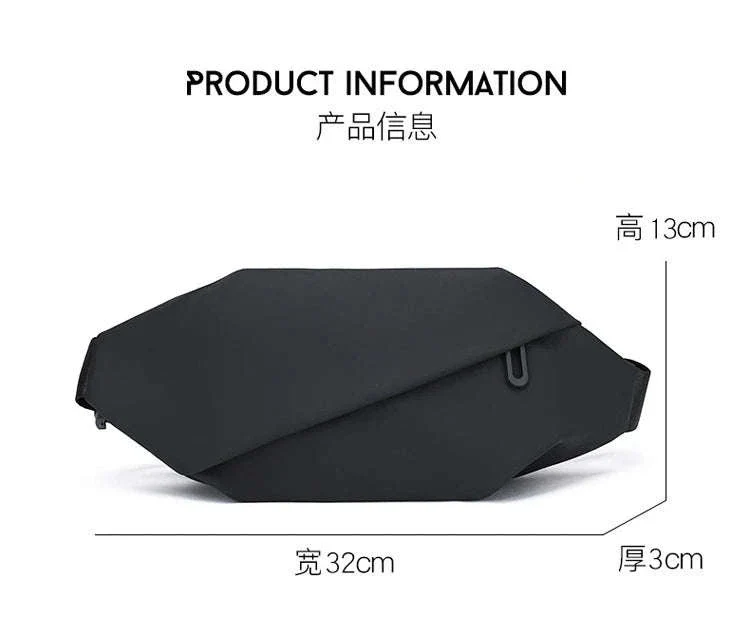 Men Minimalist Outdoor Sports Waist Bag for Hands-Free Carry - Image 8