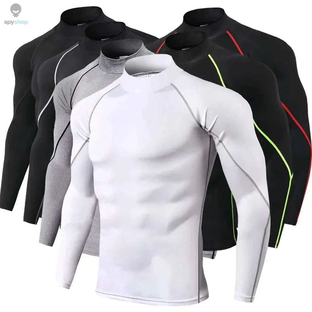 Men's Quick Dry Compression Shirt for Training Support