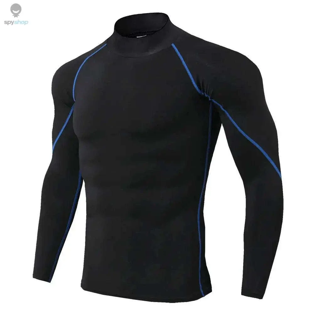 Men's Quick Dry Compression Shirt for Training Support - Image 17