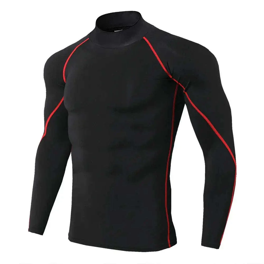 Men's Quick Dry Compression Shirt for Training Support - Image 18
