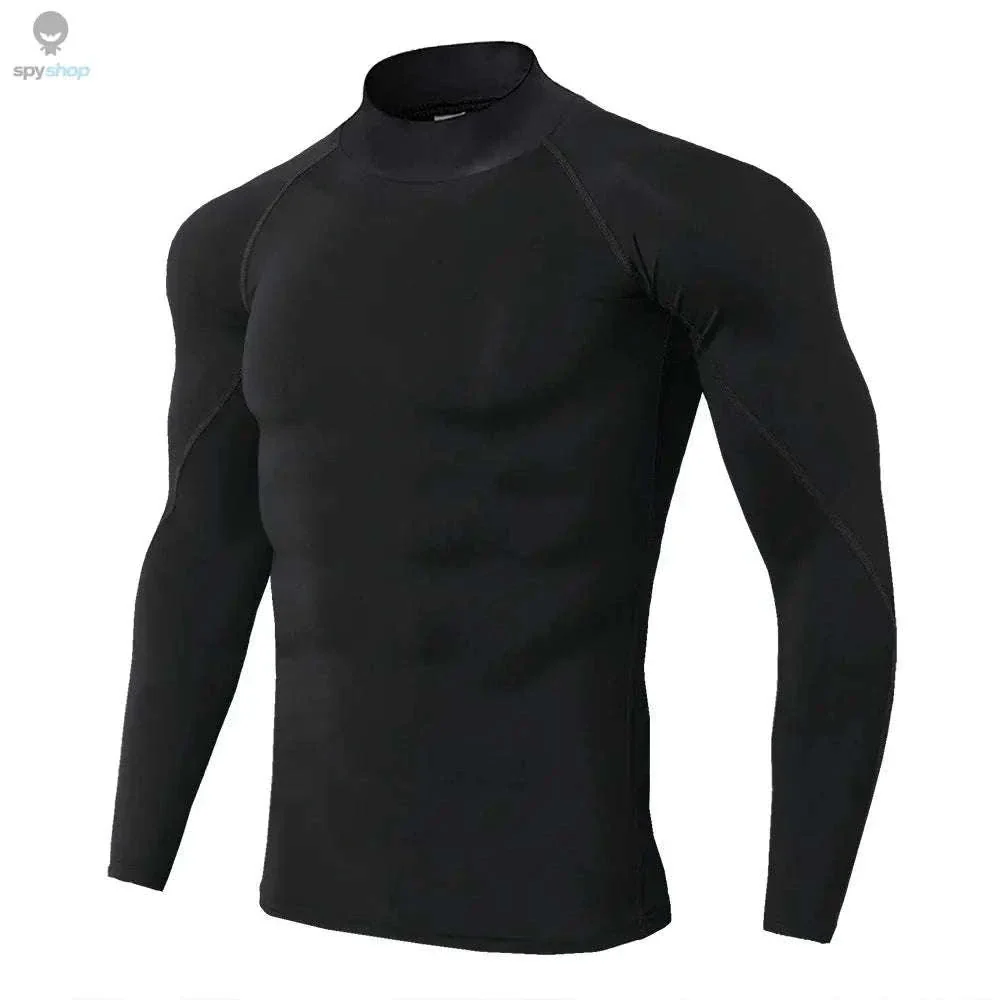 Men's Quick Dry Compression Shirt for Training Support - Image 21