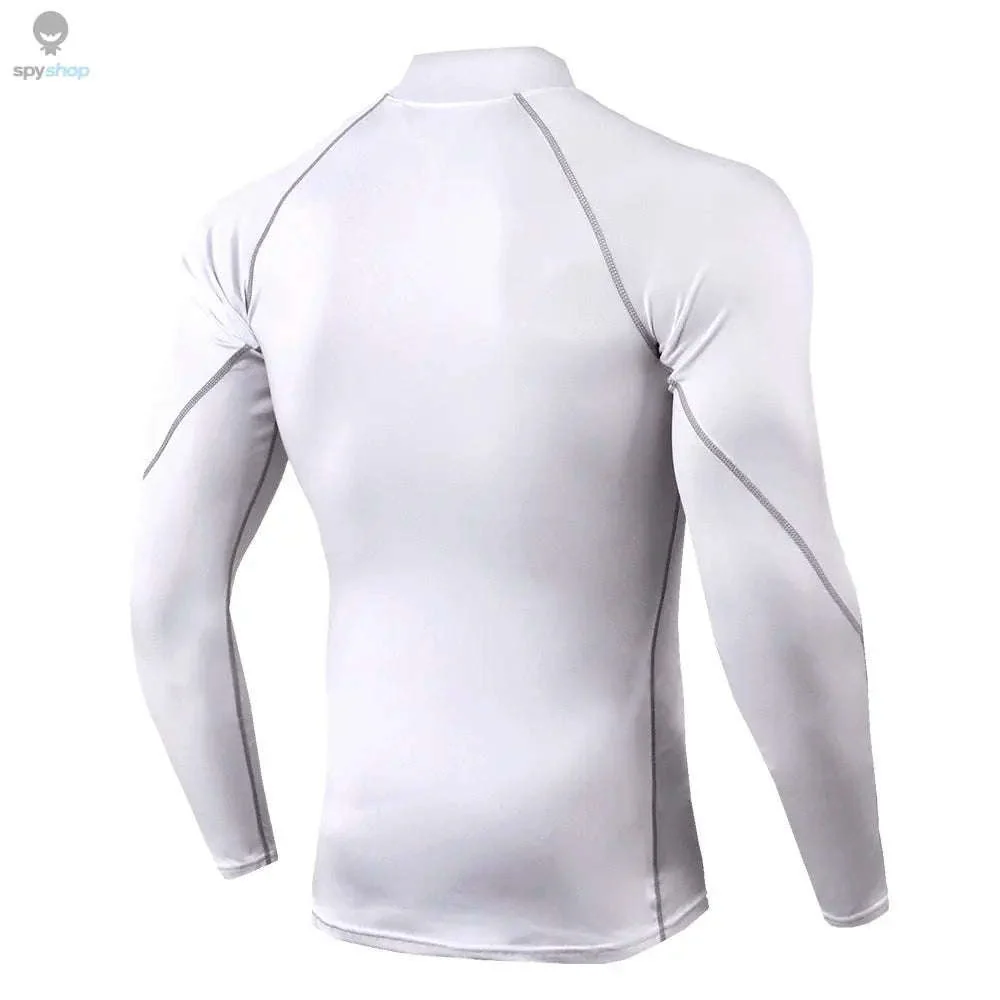 Men's Quick Dry Compression Shirt for Training Support - Image 9