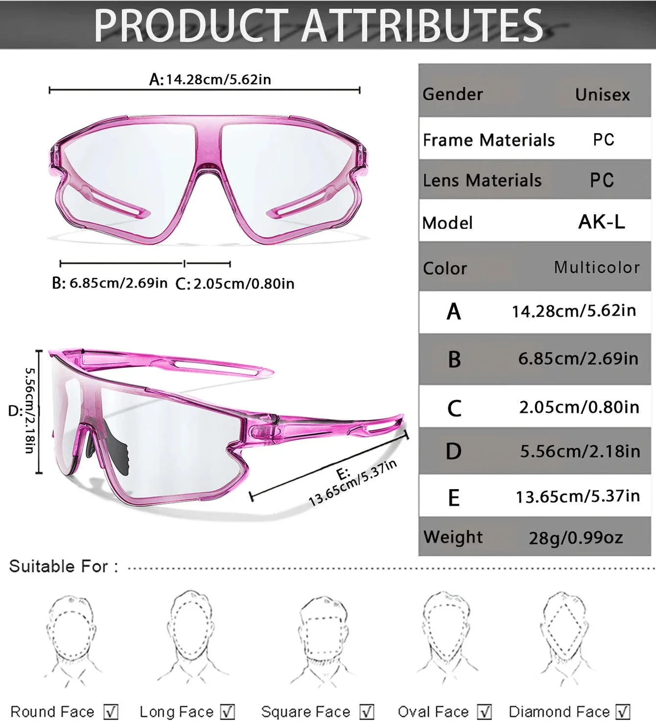 Photochromic Motorcycle Glasses for Outdoor Sports and Riding - Image 8