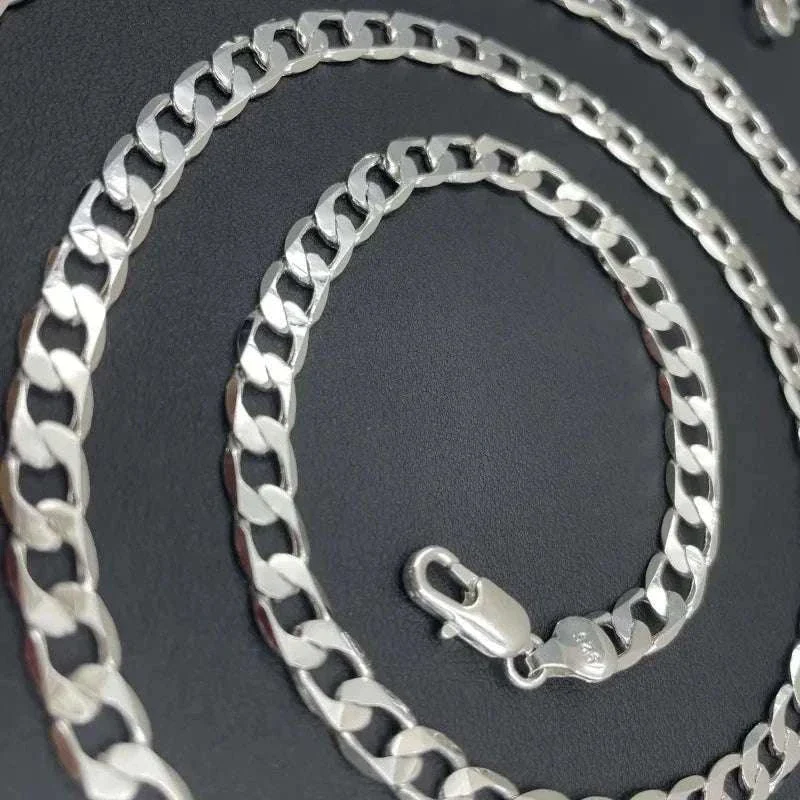 925 Sterling Silver Chain Necklace for Men and Women - Image 4