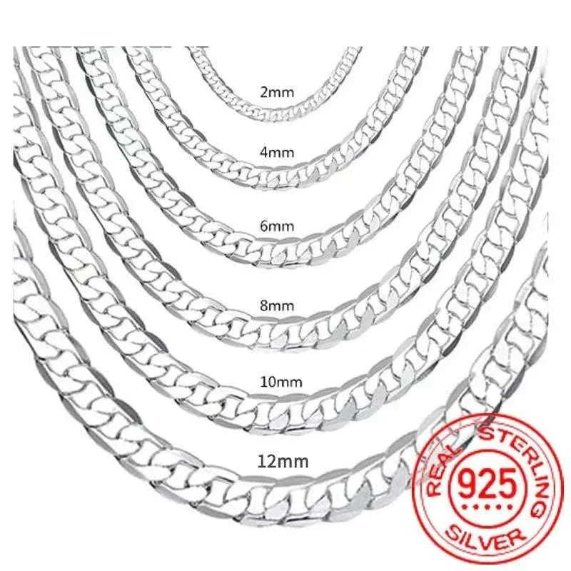 925 Sterling Silver Chain Necklace for Men and Women - Image 5