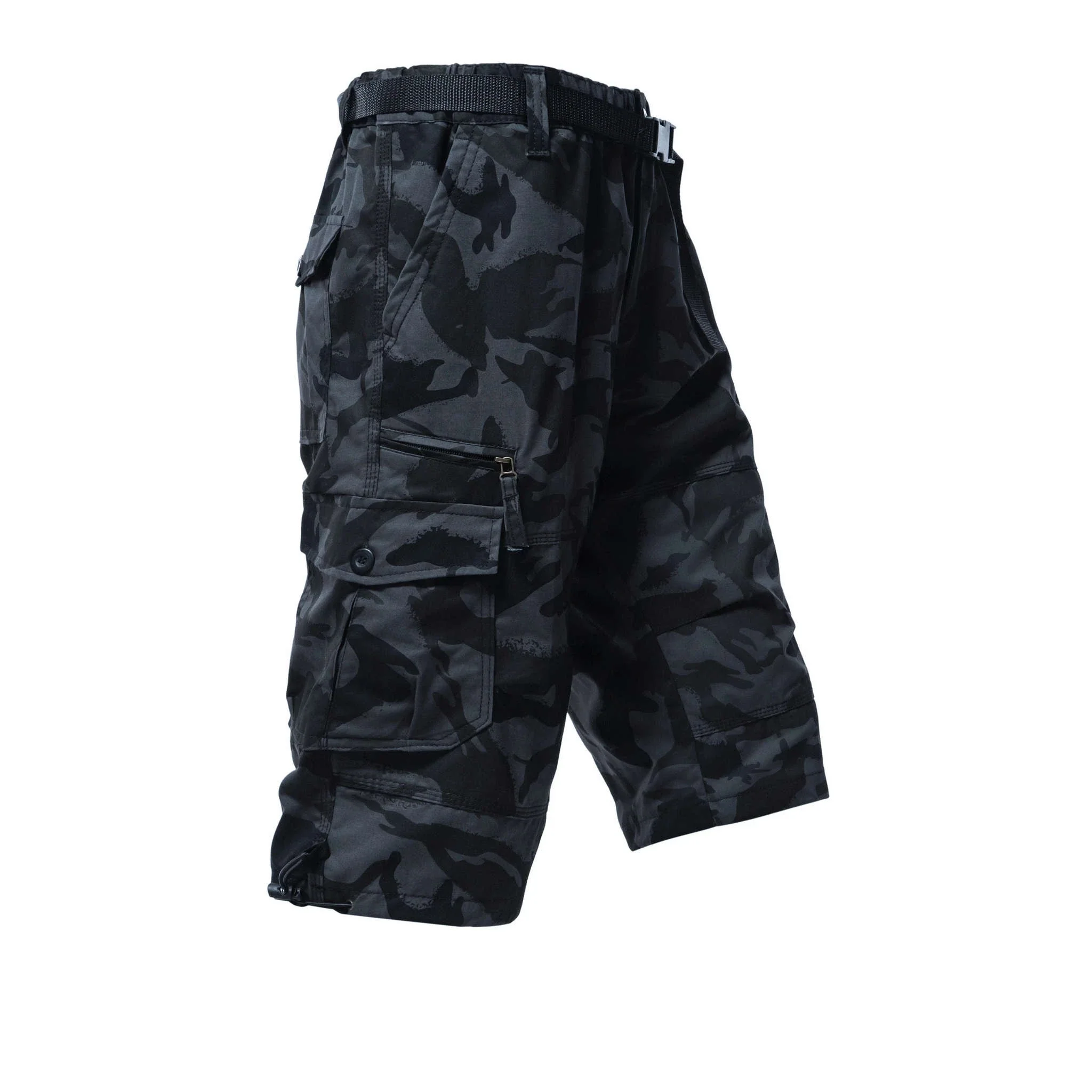 Men’s Cotton Cargo Shorts with 7 Pockets and Loose Fit - Image 16