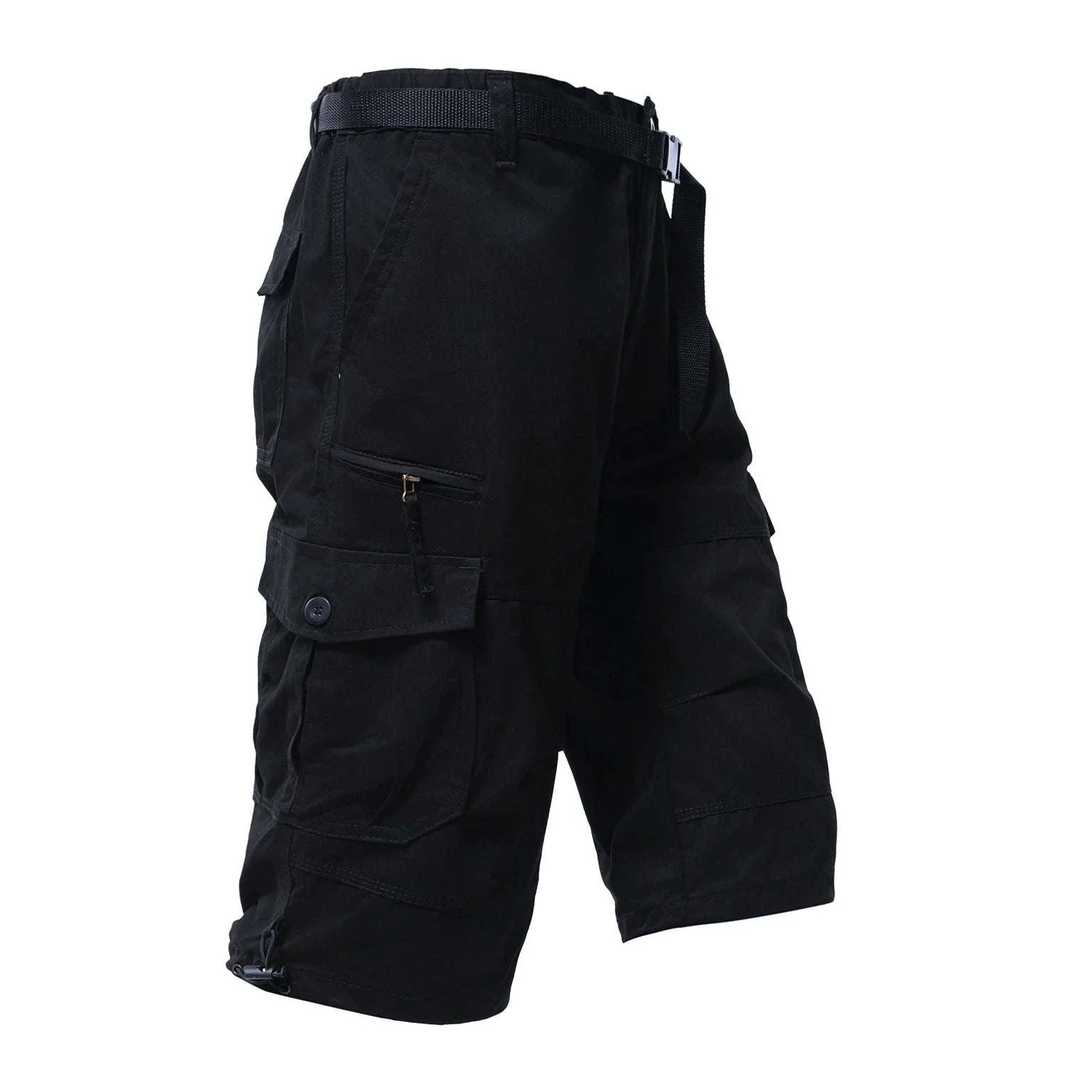 Men’s Cotton Cargo Shorts with 7 Pockets and Loose Fit - Image 17