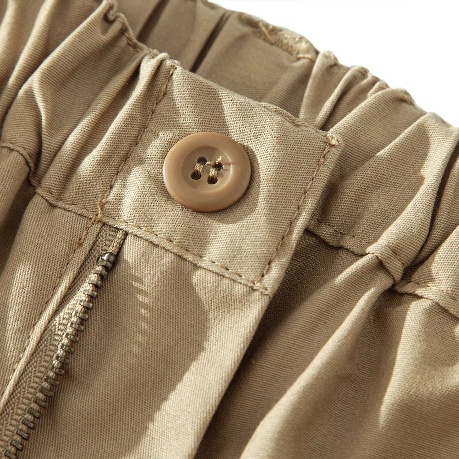 Men’s Cotton Cargo Shorts with 7 Pockets and Loose Fit - Image 2
