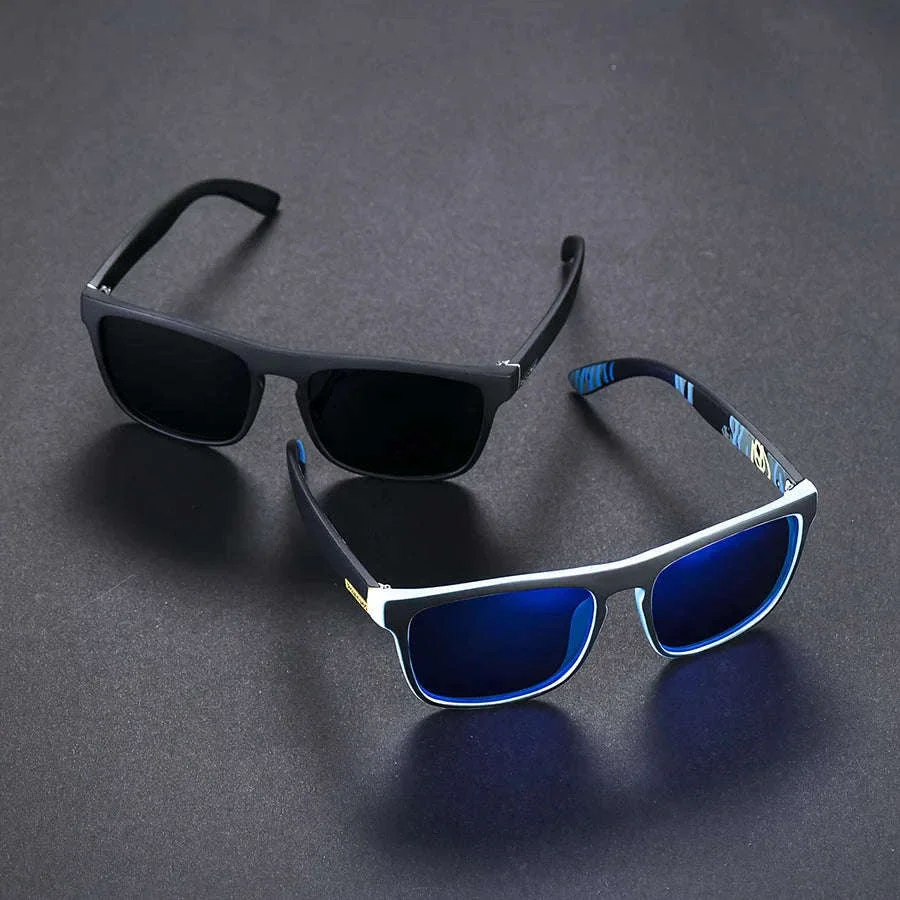 Men's Square Polarized Sunglasses with UV400 Protection - Image 16