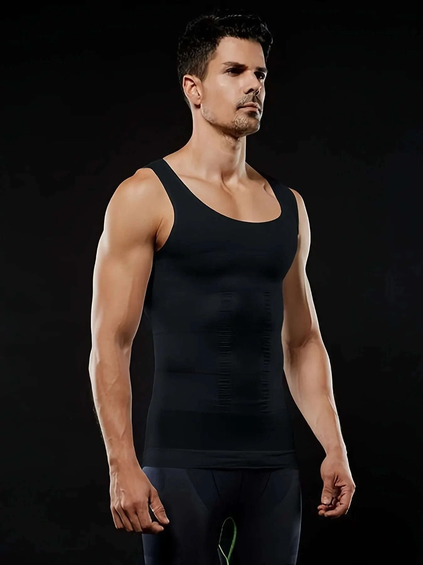 Men’s Compression Body Shaper Tank Top for a Smoother Look - Image 2