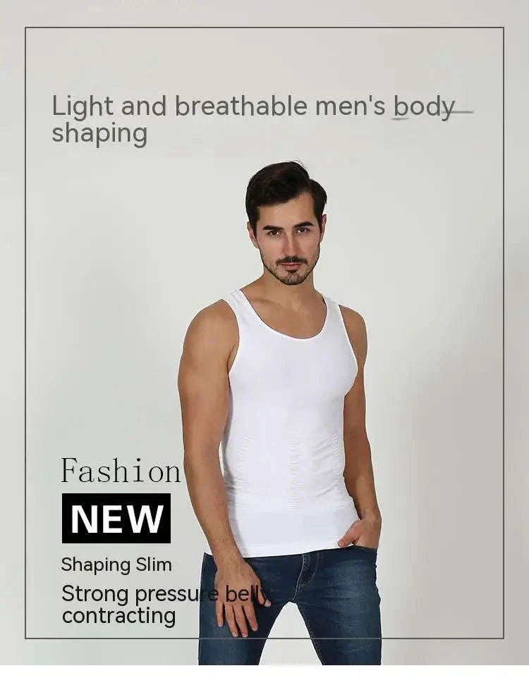 Men’s Compression Body Shaper Tank Top for a Smoother Look - Image 20