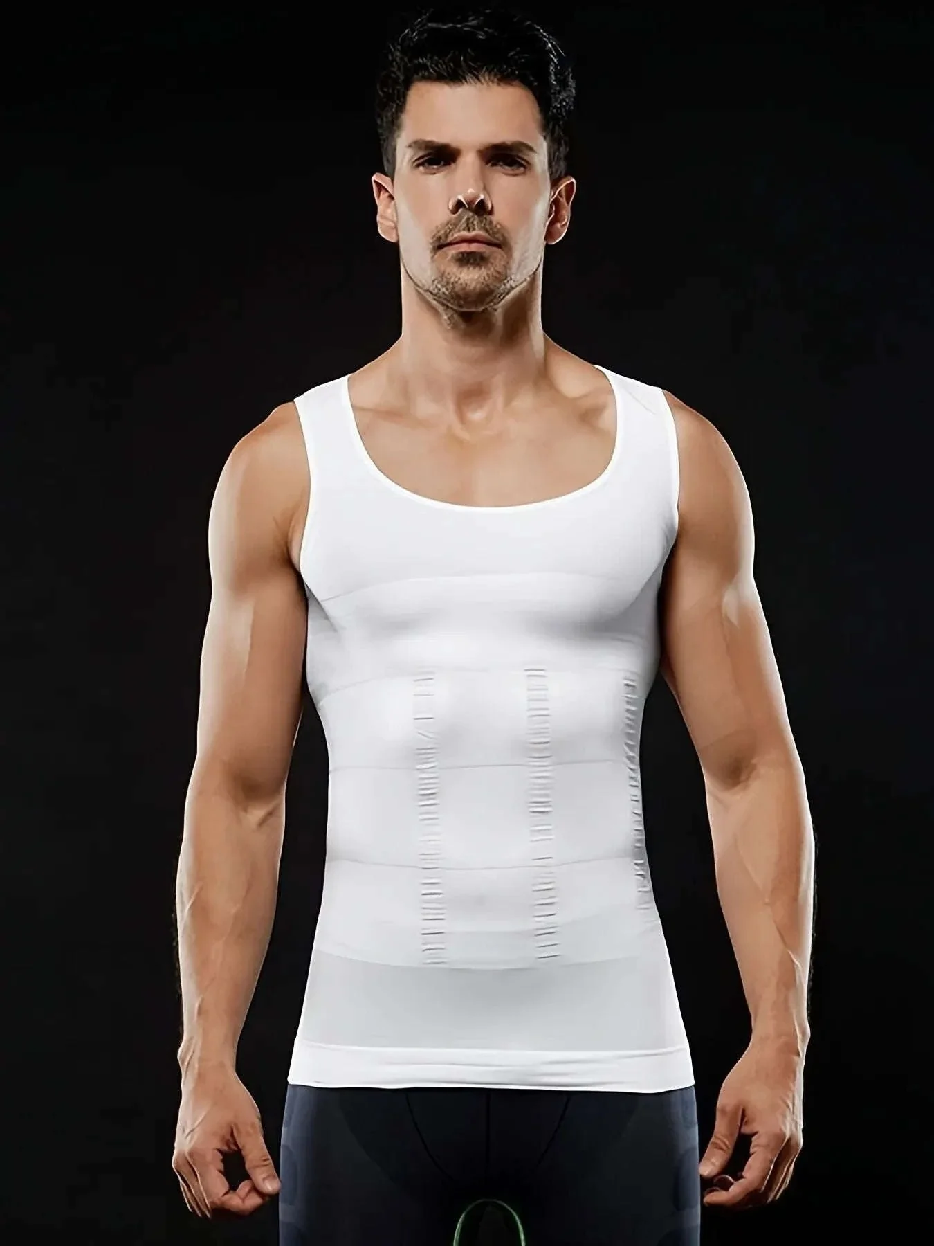 Men’s Compression Body Shaper Tank Top for a Smoother Look - Image 29