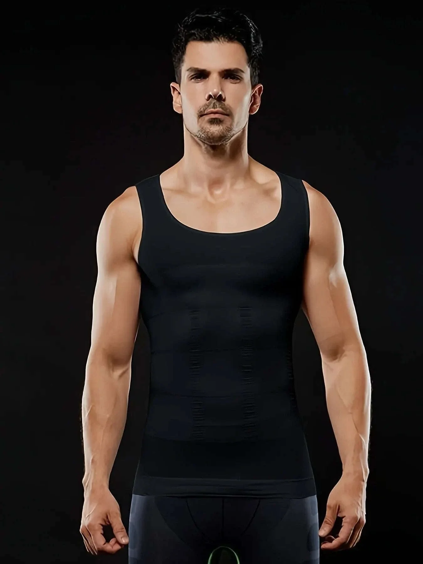 Men’s Compression Body Shaper Tank Top for a Smoother Look - Image 30