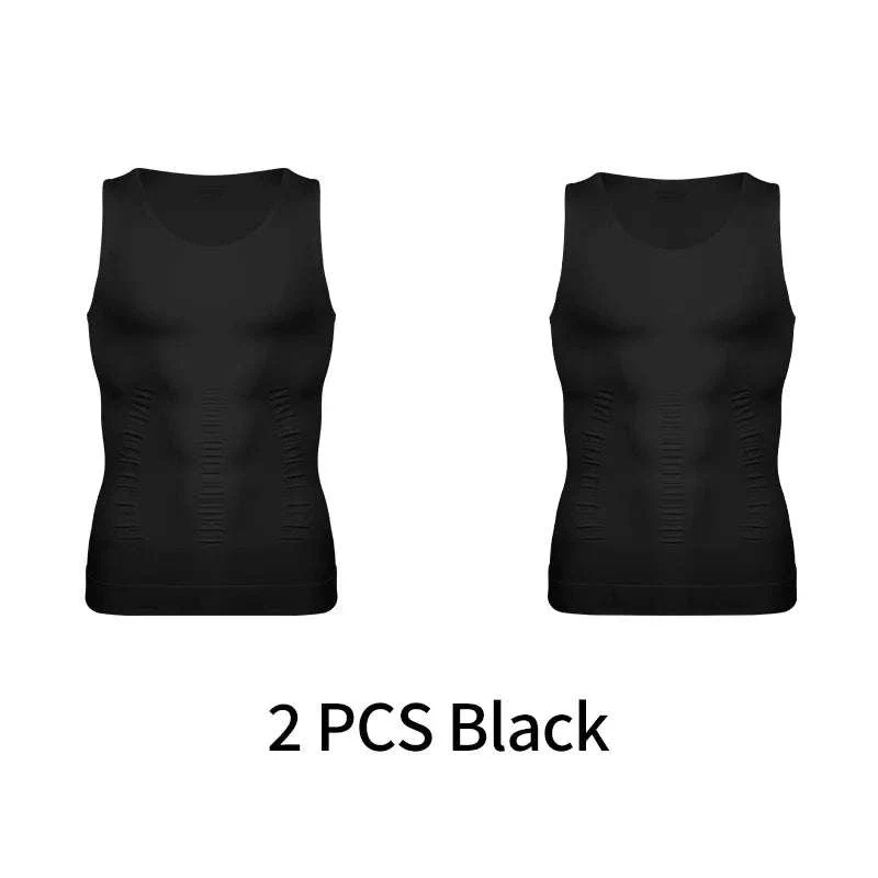 Men’s Compression Shapewear Vest for Tummy Control - Image 29