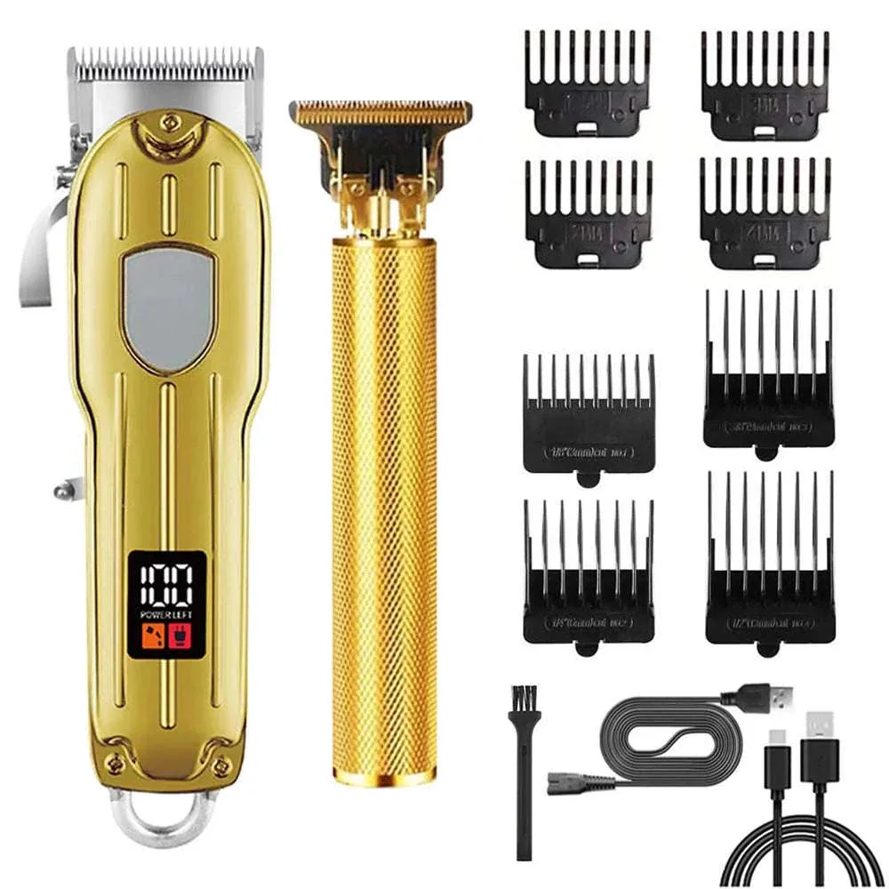 Men’s Hair Clipper & Beard Trimmer Kit with Titanium Blades - Image 19