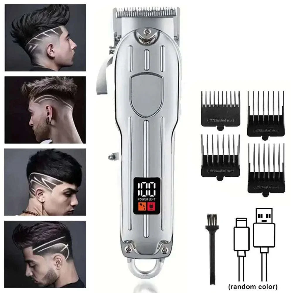 Men’s Hair Clipper & Beard Trimmer Kit with Titanium Blades - Image 20