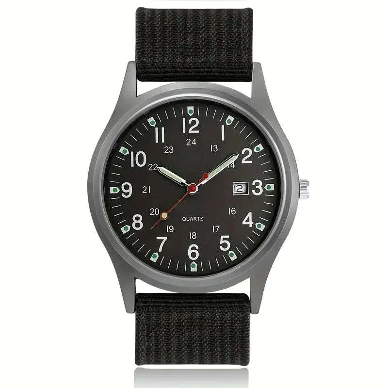 Men's Quartz Watch with Luminous Hands and Big Dial - Image 12