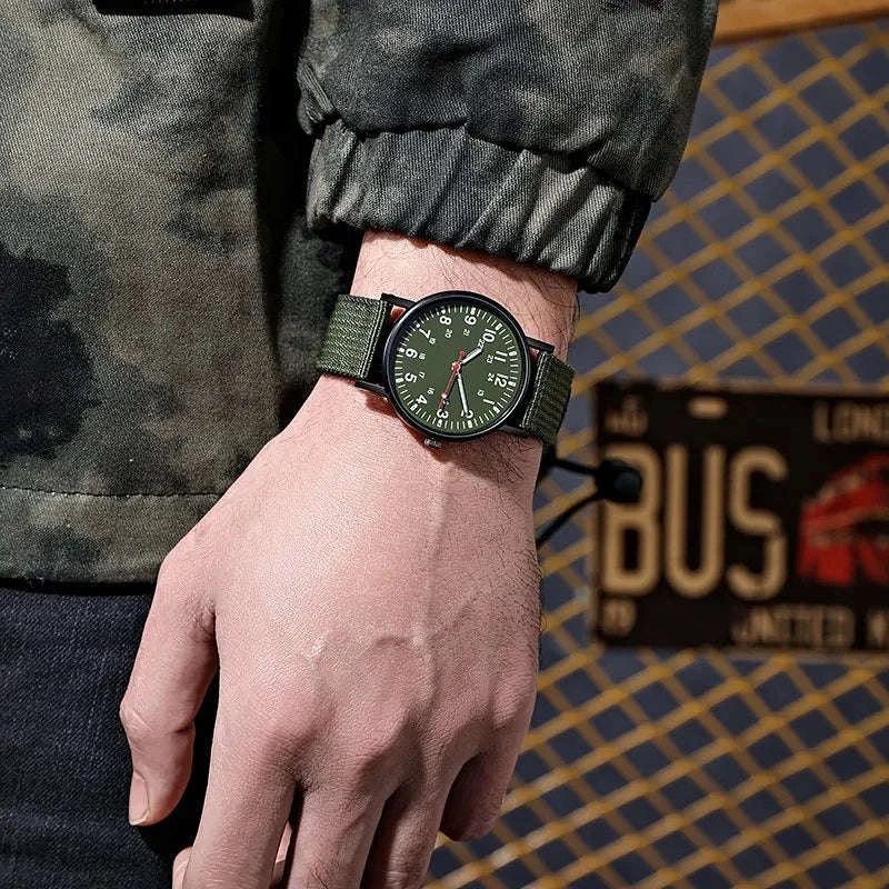 Men's Quartz Watch with Luminous Hands and Big Dial - Image 2