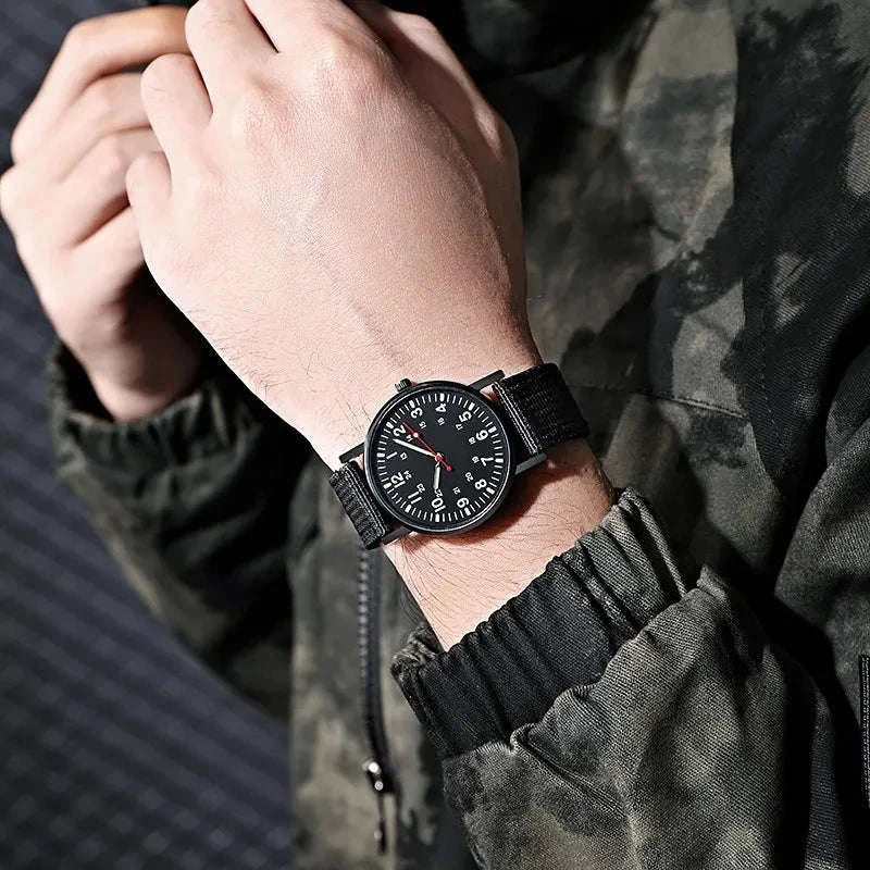 Men's Quartz Watch with Luminous Hands and Big Dial - Image 6