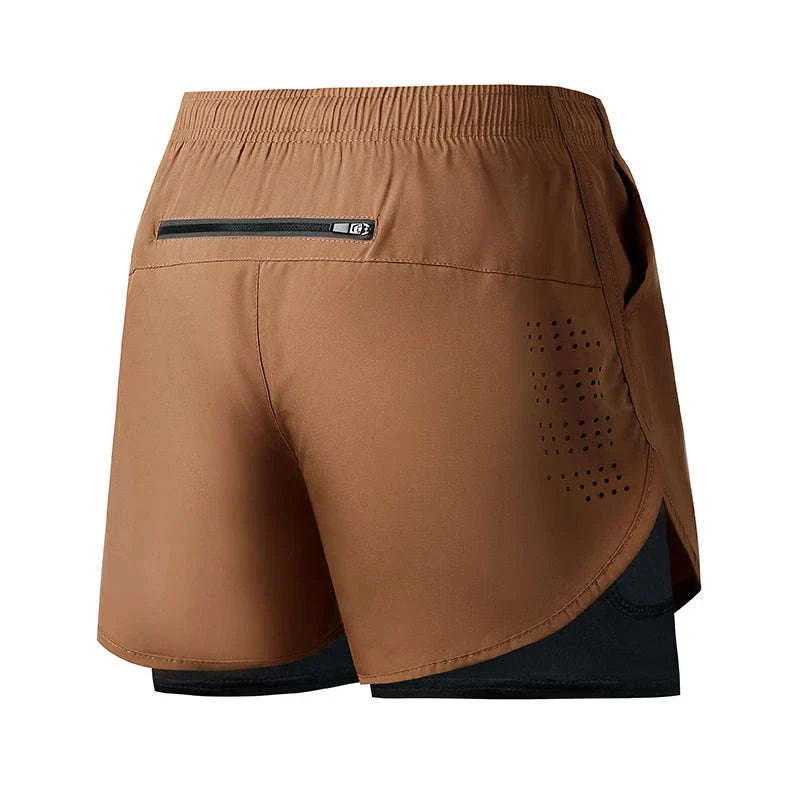 Men’s Quick-Dry Running Shorts with Double-Layer Support - Image 24