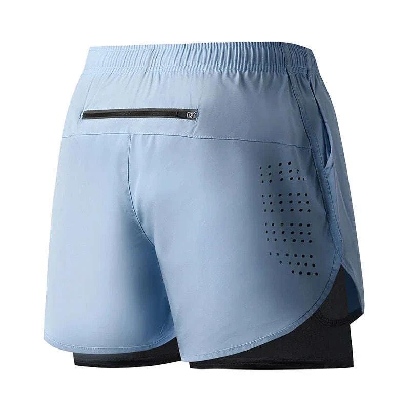 Men’s Quick-Dry Running Shorts with Double-Layer Support - Image 25
