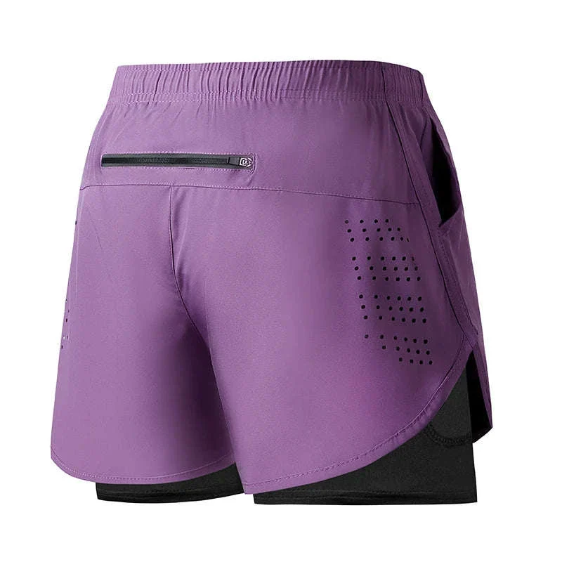 Men’s Quick-Dry Running Shorts with Double-Layer Support - Image 31