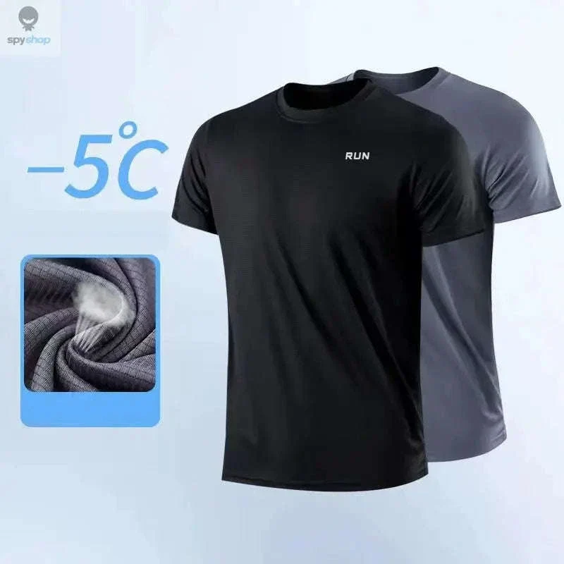 Men's Quick Dry Gym T-Shirt for Dry, Unrestricted Training - Image 2