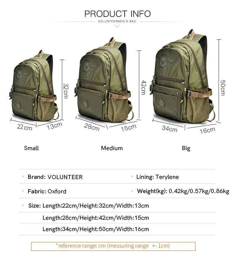Men's Waterproof Travel Backpack with Multi-Pocket Storage - Image 19
