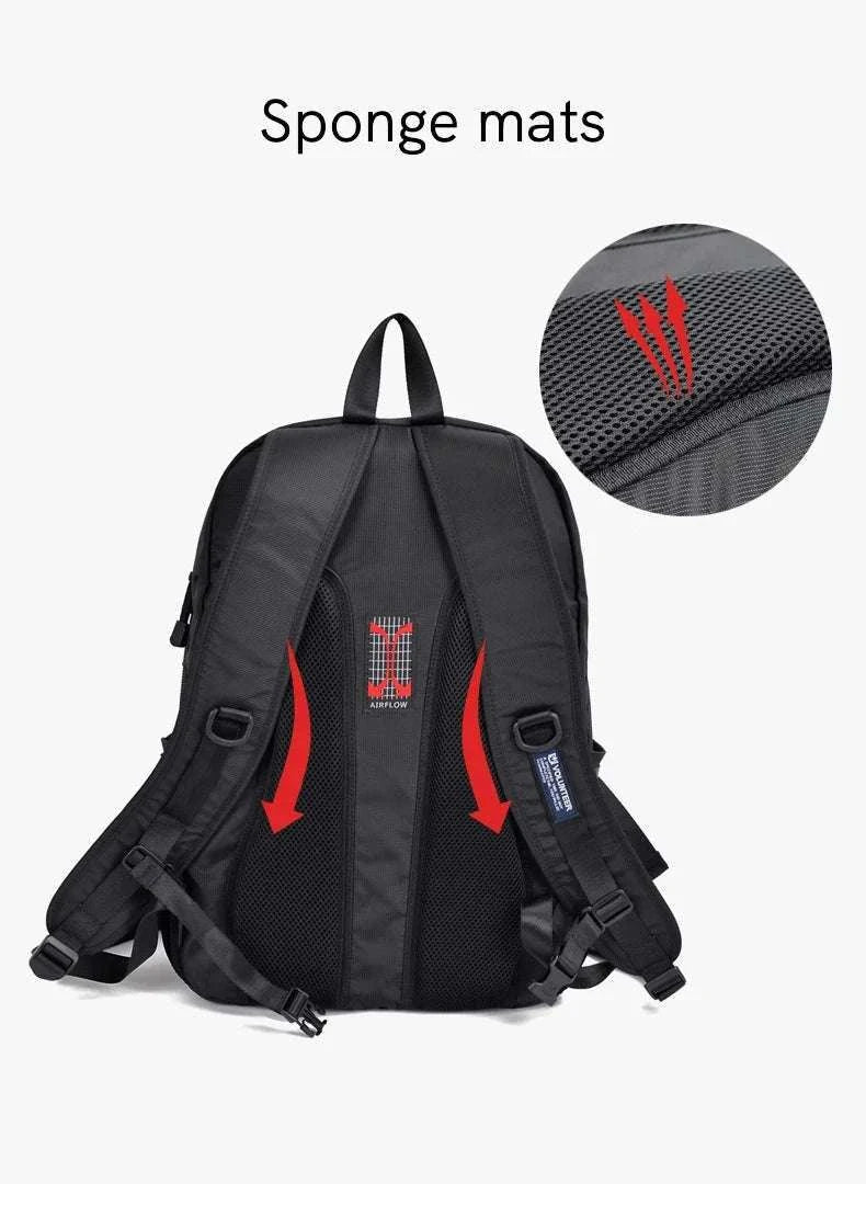 Men's Waterproof Travel Backpack with Multi-Pocket Storage - Image 21
